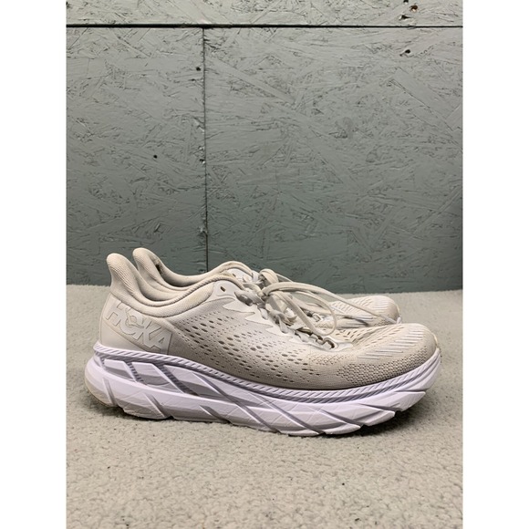 Hoka One One Clifton 7‎ Wide Men's 10.5 Almond Milk F27220K - Picture 1 of 14